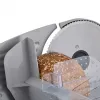 Elektryczna krajalnica do żywności HEINRICH'S HMA 8704 — kompaktowa metalowa obudowa, 200 W, grubość plastra 1–15 mm, ostrze ze stali nierdzewnej Ø
