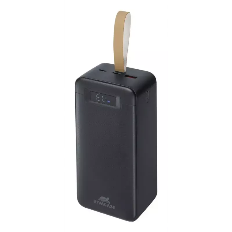 Powerbank Rivacase VA1084 litowo-polimerowy 40000 mAh, Quick Charge 3.0, 2× USB-C + 1× USB-A, czarny