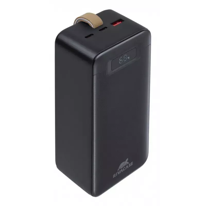Powerbank Rivacase VA1084 litowo-polimerowy 40000 mAh, Quick Charge 3.0, 2× USB-C + 1× USB-A, czarny