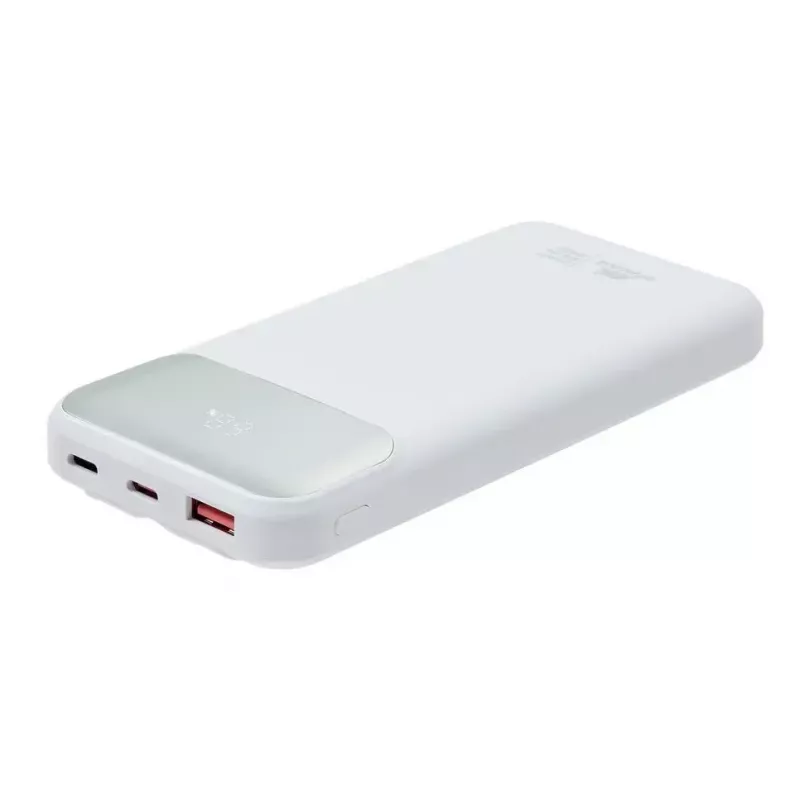 Przenośny powerbank Rivacase VA2211WH — 10000 mAh, PD 3.0, QC 3.0, 1x USB-A + 2x USB-C, 22.5 W wyjście