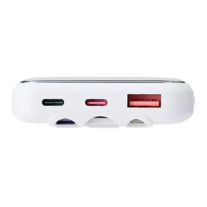 Przenośny powerbank Rivacase VA2211WH — 10000 mAh, PD 3.0, QC 3.0, 1x USB-A + 2x USB-C, 22.5 W wyjście