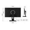JAPANNEXT JN-I238FHD200F monitor komputerowy 60,5 cm (23,8 cala) 1920 x 1080 pikseli Full HD LCD Czarny