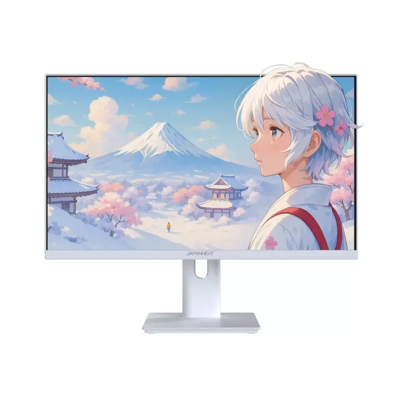 JAPANNEXT JN-I238FHD120F-HSP-W monitor komputerowy 60,5 cm (23,8 cala) 1920 x 1080 pikseli Full HD LCD Biały