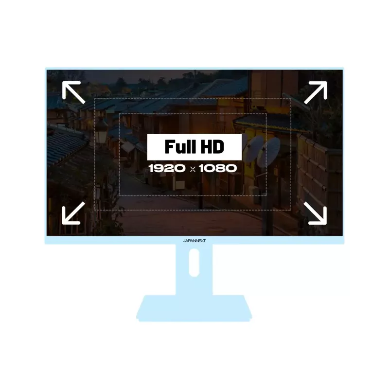 JAPANNEXT JN-I238FHD120F-HSP-BB monitor komputerowy 60,5 cm (23,8 cala) 1920 x 1080 pikseli Full HD LCD niebieski