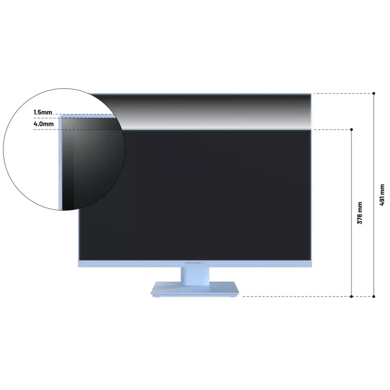 JAPANNEXT JN-I238FHD120F-HSP-BB monitor komputerowy 60,5 cm (23,8 cala) 1920 x 1080 pikseli Full HD LCD niebieski