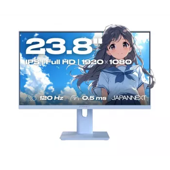 JAPANNEXT JN-I238FHD120F-HSP-BB monitor komputerowy 60,5 cm (23,8 cala) 1920 x 1080 pikseli Full HD LCD niebieski