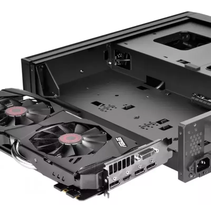 Obudowa PC Silverstone RVZ02 Small Form Factor Czarna, Srebrna