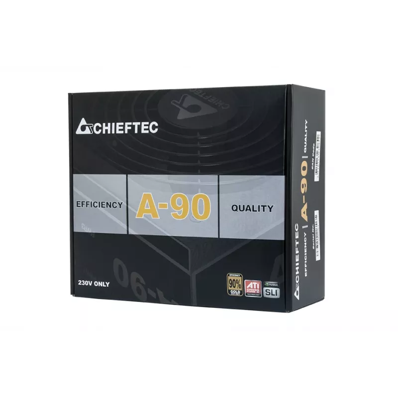 Chieftec GDP-650C zasilacz 650 W 20+4-pinowe ATX PS/2 Czarny