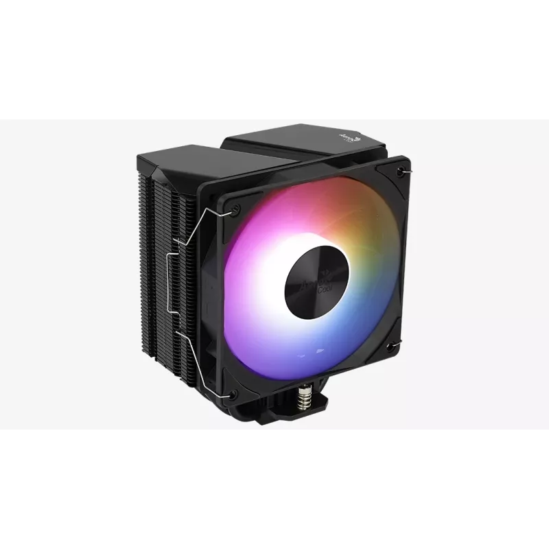 Chłodzenie powietrzne AEROCOOL Rime 4 wentylator 120 mm z łożyskiem hydraulicznym, 4 rurki cieplne, TDP 230 W, czarny