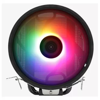 Chłodzenie powietrzne AEROCOOL Rave 3 FRGB 120 mm Czarno-Białe — 4 rurki cieplne, ARGB, Łożysko hydrauliczne, 1800 RPM