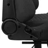 Aerocool ROYALASHBK Premium Ergonomiczne krzesło gamingowe z podnóżkami Technologia Aeroweave Czarny