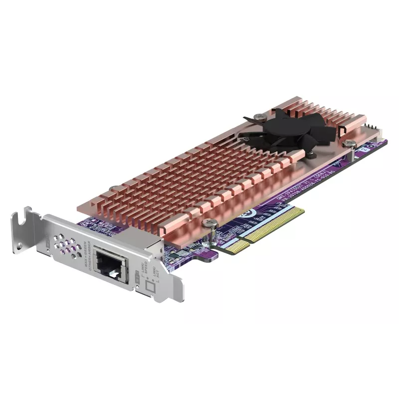 Karta QNAP QM2 karty interfejsów/adapter Wewnętrzny PCIe, RJ-45