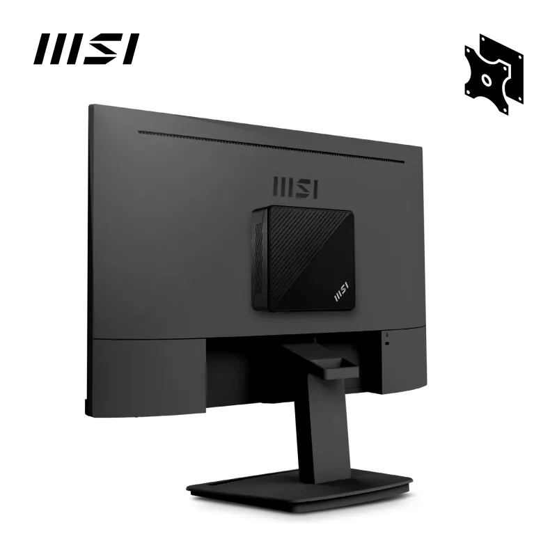 MSI Cubi N ADL-006DE Intel® N N200 4 GB DDR4-SDRAM 128 GB SSD Windows 11 Pro Mini PC Czarny