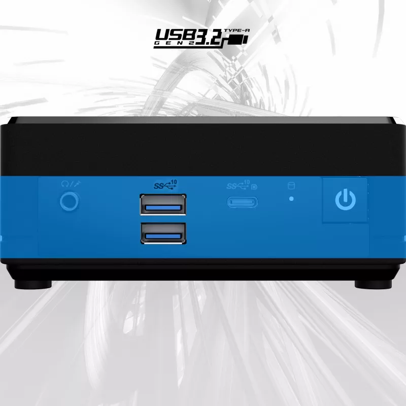 MSI Cubi N ADL-006DE Intel® N N200 4 GB DDR4-SDRAM 128 GB SSD Windows 11 Pro Mini PC Czarny