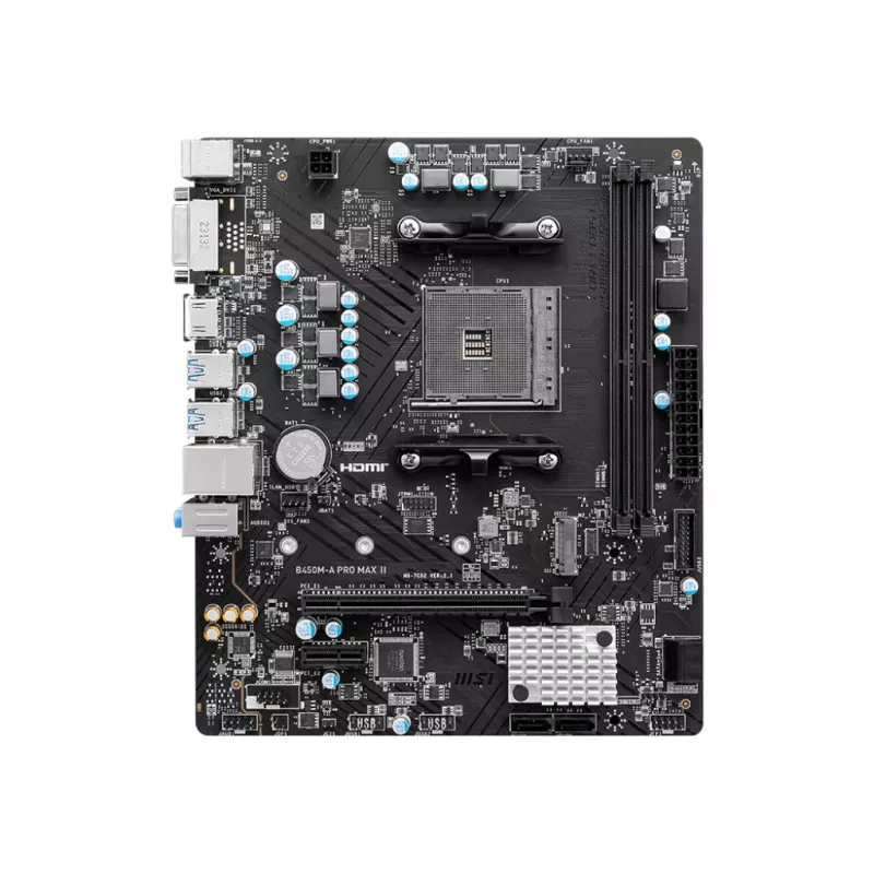 MSI B450M-A PRO MAX II płyta główna AMD B450 Socket AM4 micro ATX