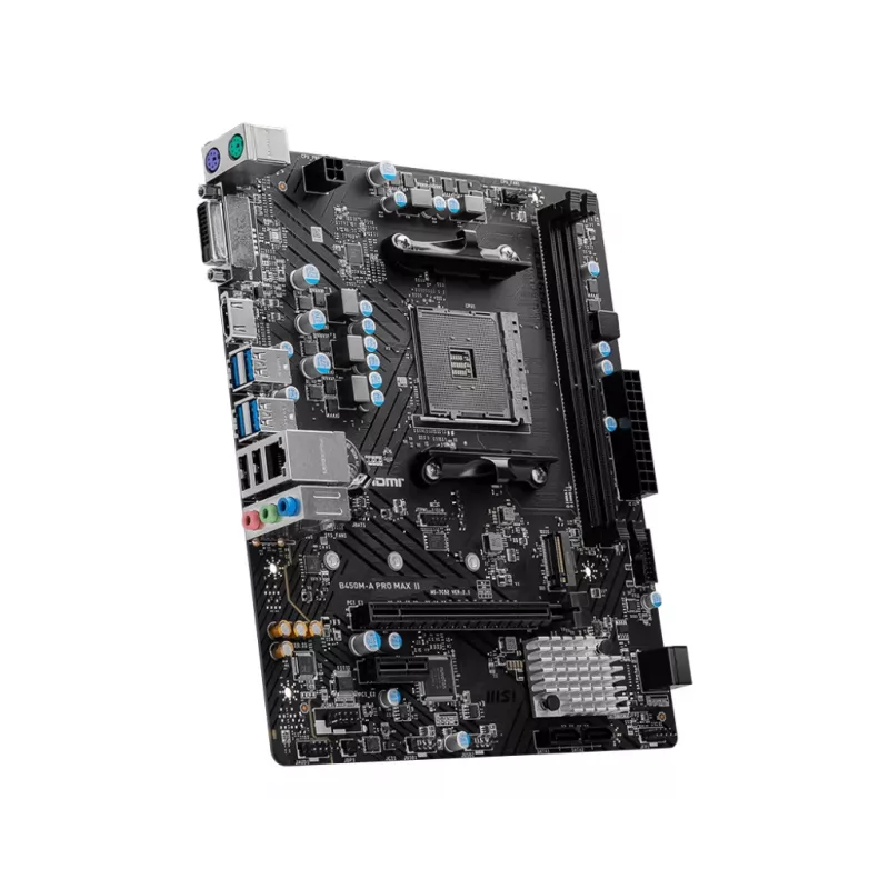 MSI B450M-A PRO MAX II płyta główna AMD B450 Socket AM4 micro ATX