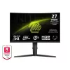 MSI MAG 275CQPFDE monitor komputerowy 68,6 cm (27 cali) 2560 x 1440 pikseli Wide Quad HD LCD Czarny