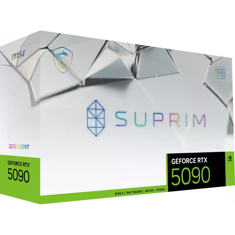 MSI SUPRIM GEFORCE RTX 5090 32G SOC karta graficzna NVIDIA 32 GB GDDR7