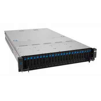 Serwer rack ASUS RS520A-E12-RS24U Socket SP5, AMD EPYC 9004, 1 CPU, 24x DDR5 DIMM, maks. 6,14 TB, 2U, 26 zatok 2,5 cala, zasilacz 1600 W