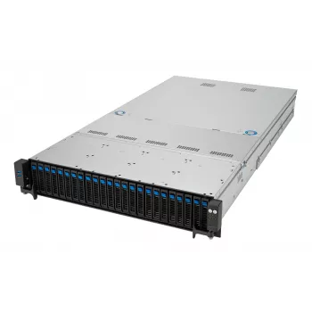 Serwer rack ASUS RS520A-E12-RS24U Socket SP5, AMD EPYC 9004, 1 CPU, 24x DDR5 DIMM, maks. 6,14 TB, 2U, 26 zatok 2,5 cala, zasilacz 1600 W