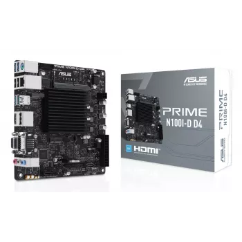 Płyta główna ASUS PRIME N100I-D D4, układ Intel, gniazdo NA, mini ITX