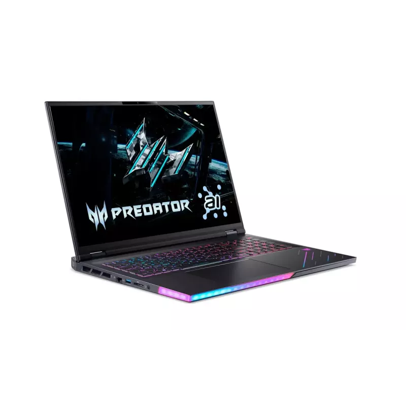 Laptop Acer Predator Helios 18 AI PH18-73-90S7 — 18 cali IPS WQUXGA 3840×2400, Intel Core Ultra 9 275HX, 64GB DDR5, 2TB SSD, NVIDIA GeForce RTX 5090 24GB, Windows 11 Home