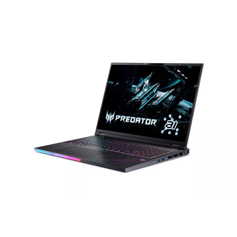 Laptop Acer Predator Helios 18 AI PH18-73-90S7 — 18 cali IPS WQUXGA 3840×2400, Intel Core Ultra 9 275HX, 64GB DDR5, 2TB SSD, NVIDIA GeForce RTX 5090 24GB, Windows 11 Home