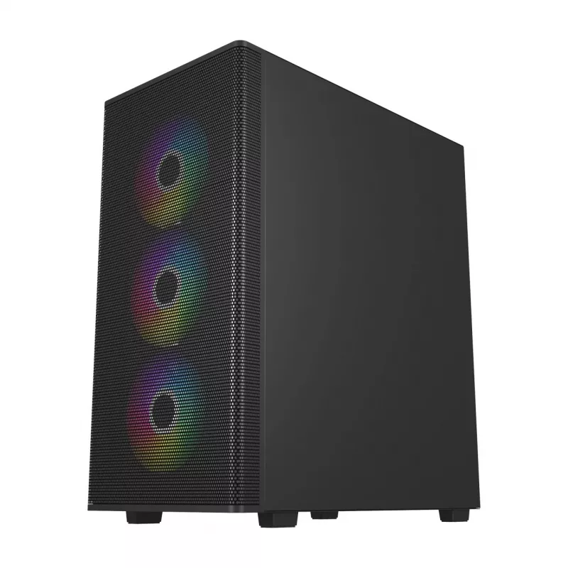 FSP M220-BA Obudowa Midi Tower mATX, ATX Czarna ARGB