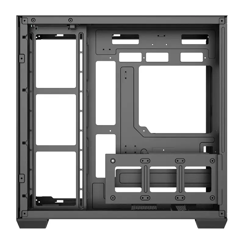 Obudowa komputerowa Darkflash C280 (czarna) — midi tower kompatybilna z ATX, przedni panel z siatki mesh