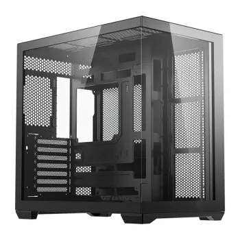 Obudowa komputerowa Darkflash C280 (czarna) — midi tower kompatybilna z ATX, przedni panel z siatki mesh