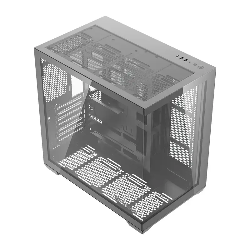 Obudowa komputerowa Darkflash C280 (czarna) z 7 preinstalowanymi wentylatorami