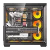 Obudowa komputerowa Darkflash C280 (czarna) z 7 preinstalowanymi wentylatorami