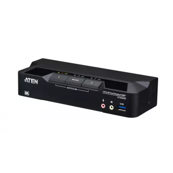 Przełącznik KVM ATEN CS1942DPA 2-portowy USB 3.0 Dual-Display DisplayPort 8K 60Hz