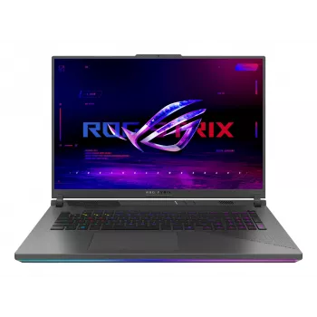 ASUS ROG Strix G18 G814PP-S8014W AMD Ryzen™ 9 8940HX Laptop 45,7 cm (18 cali) WUXGA 32 GB DDR5-SDRAM 1 TB SSD NVIDIA GeForce RTX 5070 Wi-Fi 6E (802.11ax) Windows 11 Home niemiecki Czarny, Szary
