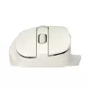 Bezprzewodowa mysz praworęczna ASUS MD105 MK-WH — RF + Bluetooth, 2400 DPI, kółko przewijania, bateria, beżowa