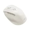 Bezprzewodowa mysz praworęczna ASUS MD105 MK-WH — RF + Bluetooth, 2400 DPI, kółko przewijania, bateria, beżowa