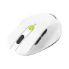 Mysz ASUS MD105 /VT-GN — praworęczna, bezprzewodowa RF + Bluetooth, 2400 DPI, kółko przewijania, zasilana bateriami, biała/zielona