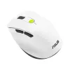 Mysz ASUS MD105 /VT-GN — praworęczna, bezprzewodowa RF + Bluetooth, 2400 DPI, kółko przewijania, zasilana bateriami, biała/zielona