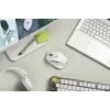 Mysz ASUS MD105 /VT-GN — praworęczna, bezprzewodowa RF + Bluetooth, 2400 DPI, kółko przewijania, zasilana bateriami, biała/zielona