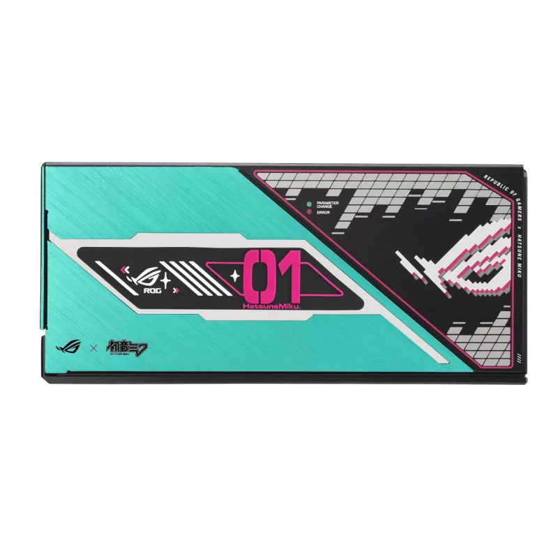 ASUS ROG -THOR-1200P3-MIKU zasilacz 1200 W 20+4 pin ATX ATX Wielokolorowy