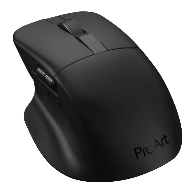 Mysz ASUS ProArt MD301 — praworęczna bezprzewodowa (RF, Bluetooth, USB-A), optyczna 8000 DPI, 6 przycisków, czarna