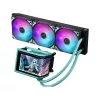 ASUS ROG RYUO IV 360 ARGB Hatsune Miku Edition chłodzenie procesora All-in-one cieczowe 12 cm Czarny, Turkusowy