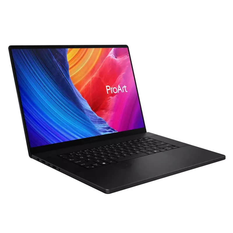 ASUS | ProArt P16 H7606WW-SE009X | Nano Czarny | 16 cali | OLED | Ekran dotykowy | 4K | 3840 x 2400 pikseli | AMD Ryzen AI 9 | HX370 | 64 GB | LPDDR5X | Dysk SSD o pojemności 2000 GB | Karta graficzna AMD Radeon 890M | Windows 11 Pro | 802.11be | Bluetooth versi