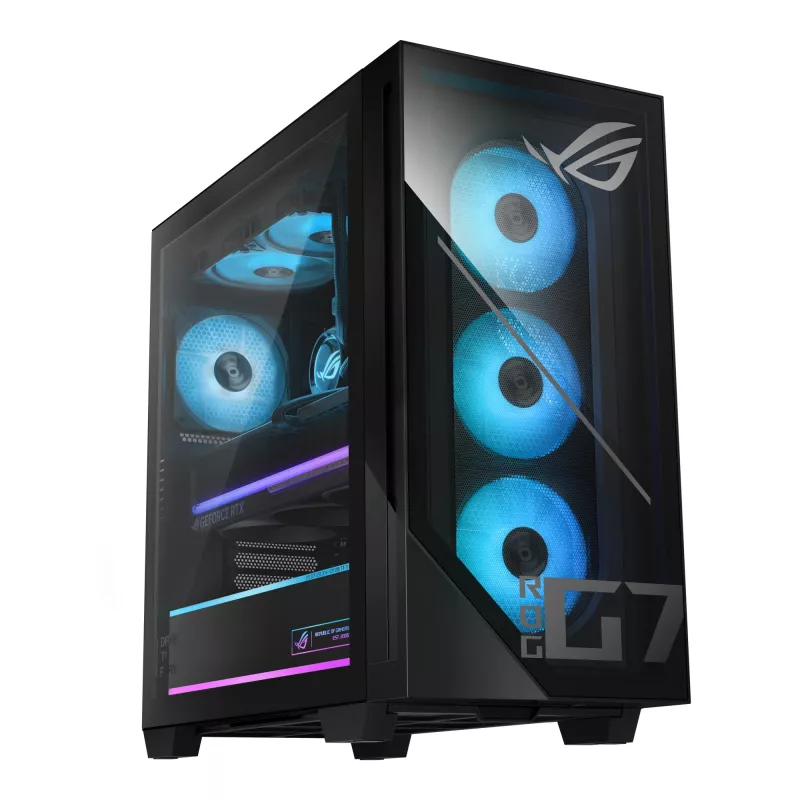 ASUS ROG G700 G700TF-7265KF223W Intel Core Ultra 7 265KF 32 GB DDR5-SDRAM 1 TB SSD NVIDIA GeForce RTX 5070 Windows 11 Home Tower PC Czarny