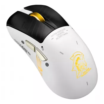 Mysz gamingowa ASUS ROG Keris II Origin-KJP, dla praworęcznych, optyczna 42 000 DPI, RF Wireless + Bluetooth + USB-A, 6 przycisków, wielokolorowa