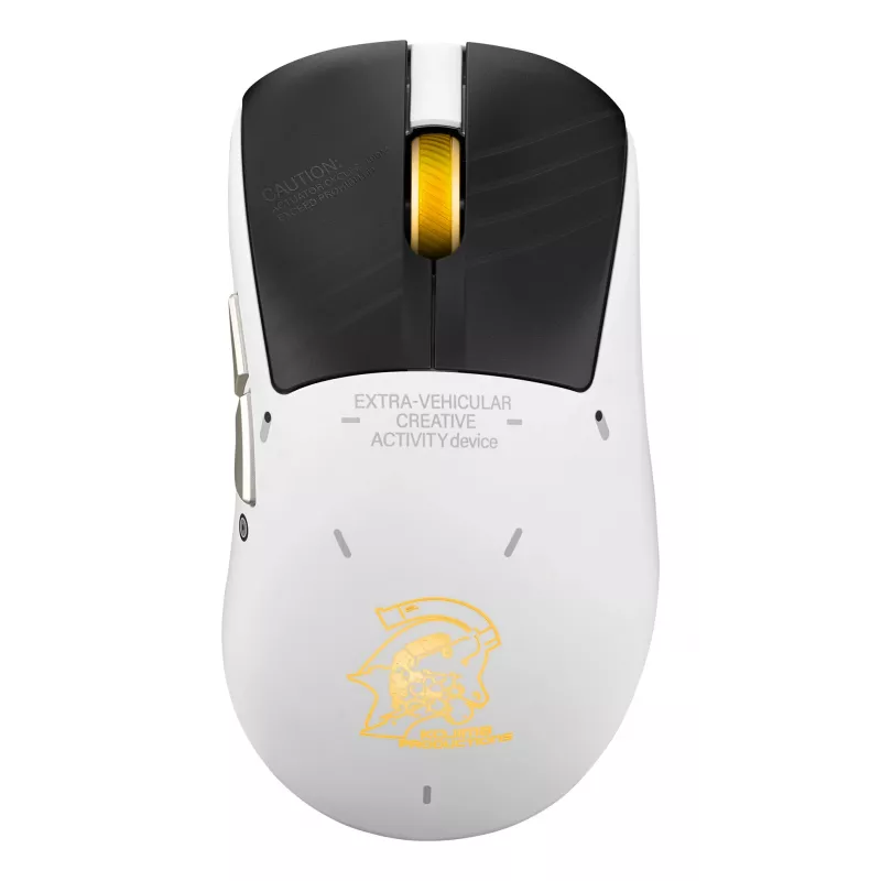 Mysz gamingowa ASUS ROG Keris II Origin-KJP, dla praworęcznych, optyczna 42 000 DPI, RF Wireless + Bluetooth + USB-A, 6 przycisków, wielokolorowa