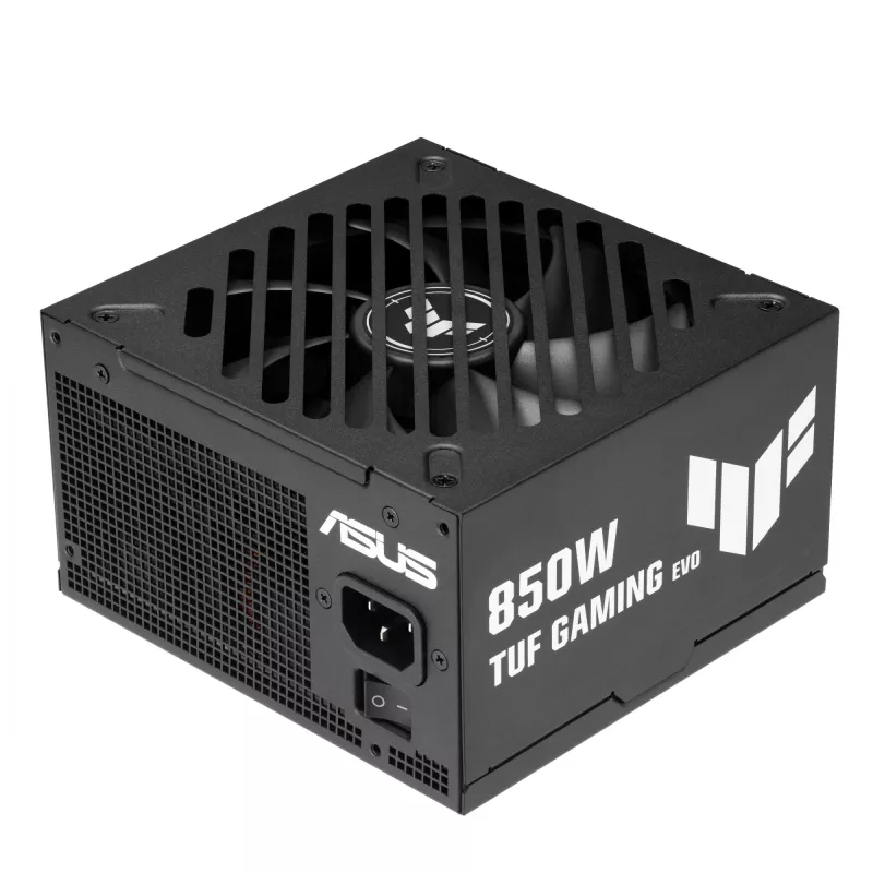 Zasilacz ASUS TUF-GAMING-850G-EVO 850 W ATX 80 PLUS Gold 20+4 pin, 1 wentylator, czarny
