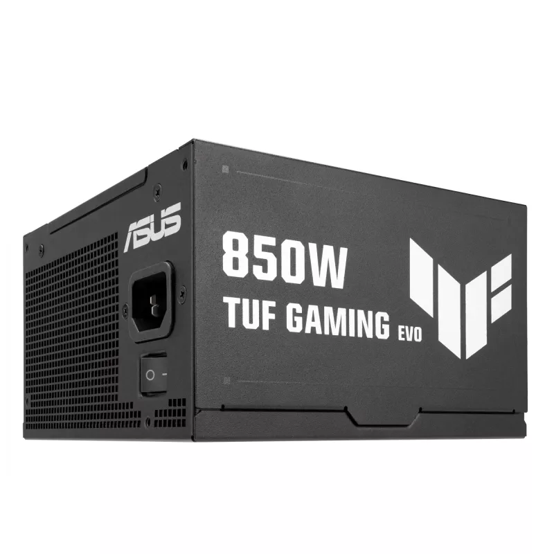 Zasilacz ASUS TUF-GAMING-850G-EVO 850 W ATX 80 PLUS Gold 20+4 pin, 1 wentylator, czarny