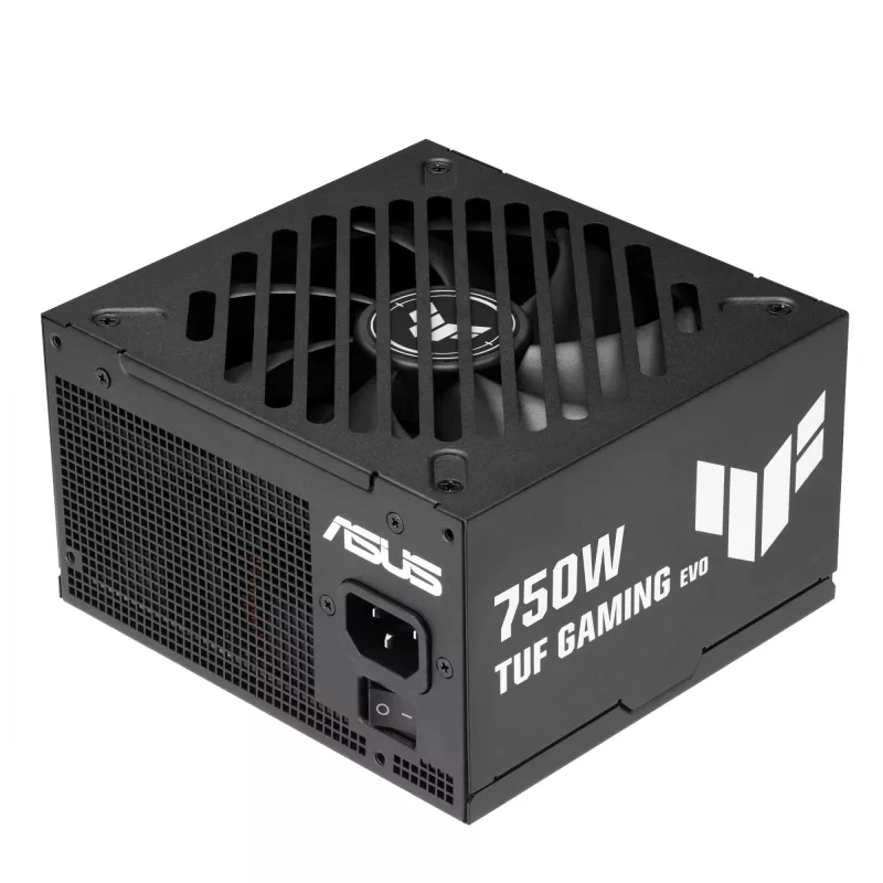 Zasilacz ASUS TUF Gaming 750G EVO — 750 W, ATX, 80 PLUS Gold, 20+4-pin, czarny
