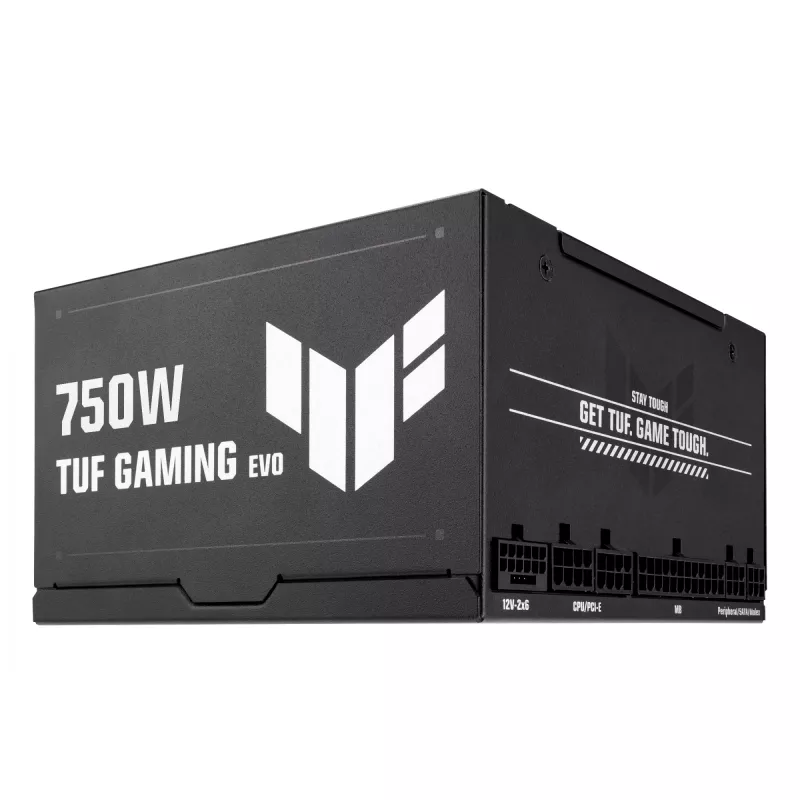 Zasilacz ASUS TUF Gaming 750G EVO — 750 W, ATX, 80 PLUS Gold, 20+4-pin, czarny